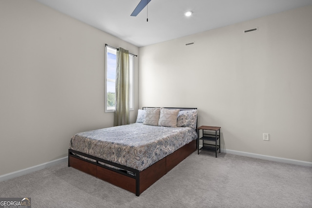 2436 Hidden Creek Rd, Kennesaw, GA 30152 - carpeted bedroom featuring baseboards and ceiling fan