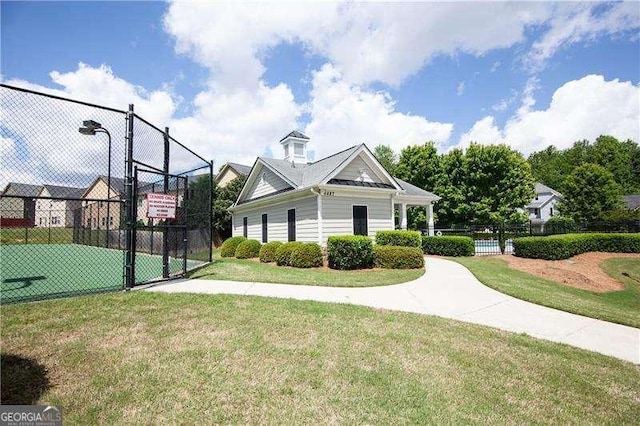 4271 Haywater Cv, Buford, GA 30519 - view of property's community featuring community basketball court and a gate