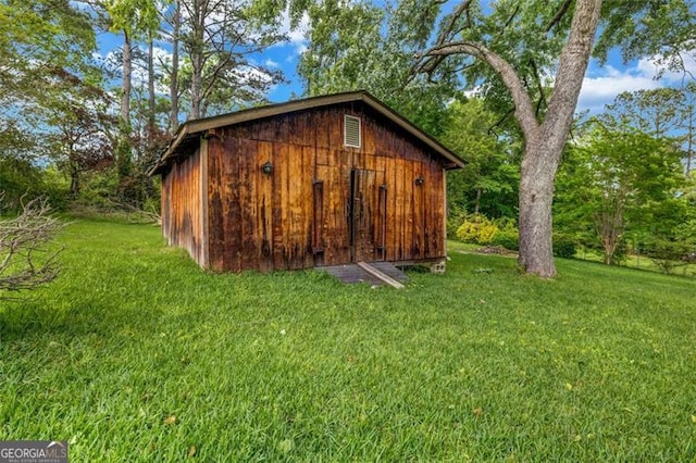 view of outbuilding featuring an outdoor structure