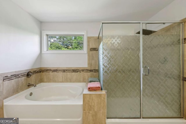4630 Carriage Walk Ln, Cumming, GA 30040 - full bath featuring a bath and a stall shower