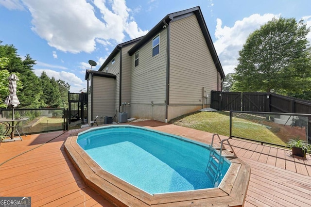 4630 Carriage Walk Ln, Cumming, GA 30040 - view of swimming pool featuring a deck and a gate