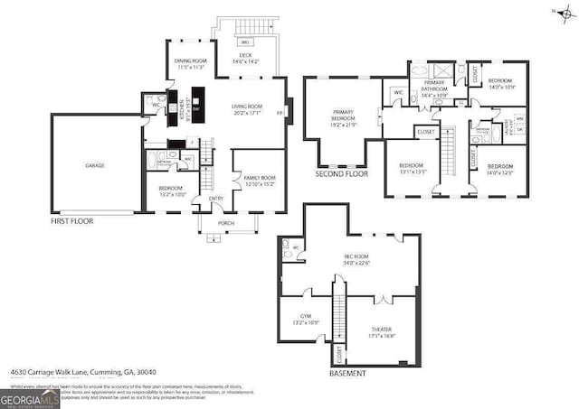 4630 Carriage Walk Ln, Cumming, GA 30040 - view of room layout