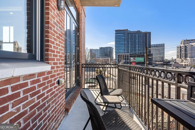 3235 Roswell Rd NE Unit 617, Atlanta, GA 30305 - balcony featuring a view of city