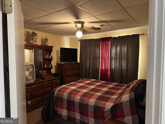 2195 Wilson Rd NW, Conyers, GA 30012 - bedroom featuring a paneled ceiling and ceiling fan