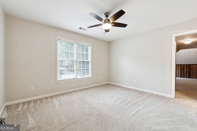 936 Bramble Oak Ct, Powder Springs, GA 30127 - carpeted spare room with ceiling fan and baseboards