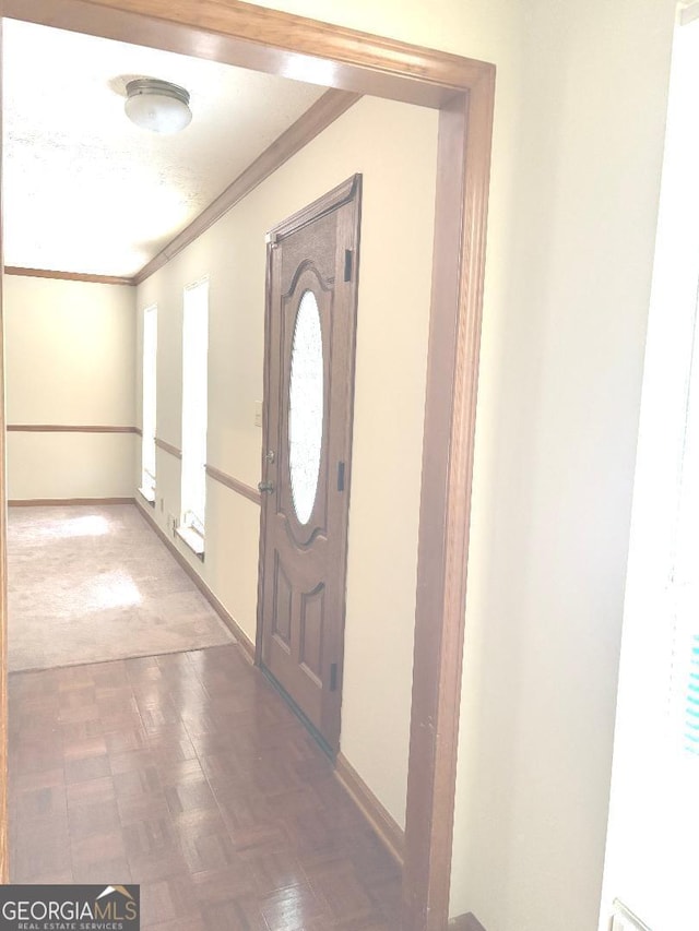 305 Glenloch Ln, Stockbridge, GA 30281 - foyer with baseboards and ornamental molding