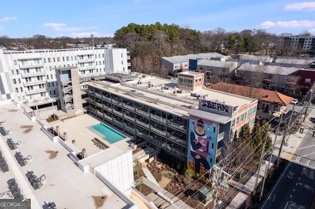 890 Memorial Dr SE Unit 105, Atlanta, GA 30316 - aerial view of a pool