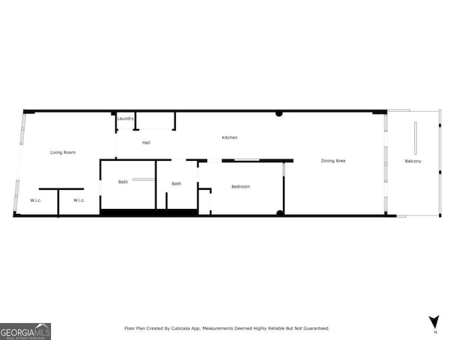 890 Memorial Dr SE Unit 105, Atlanta, GA 30316 - property floor plan