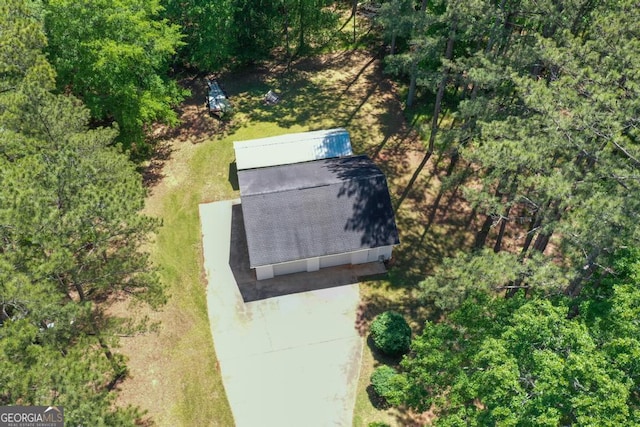 view of subject property