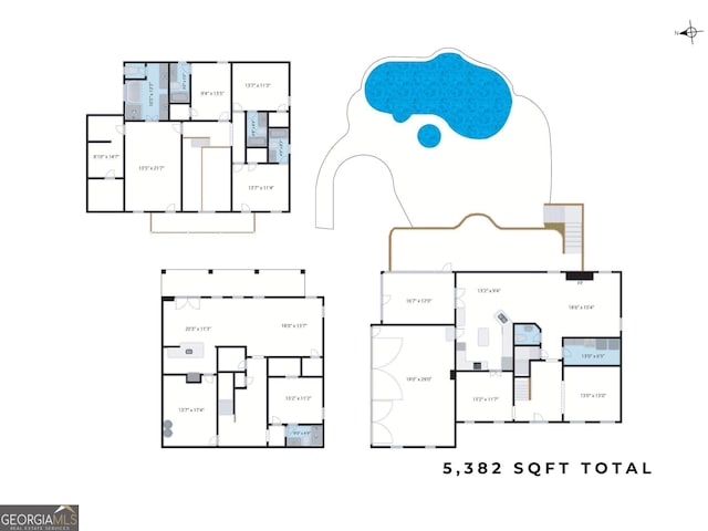 200 N Willow Ct, Alpharetta, GA 30004 - view of property floor plan