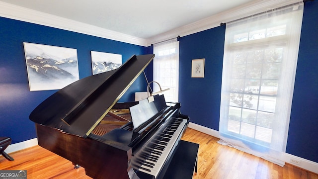 200 N Willow Ct, Alpharetta, GA 30004 - misc room featuring crown molding and wood finished floors