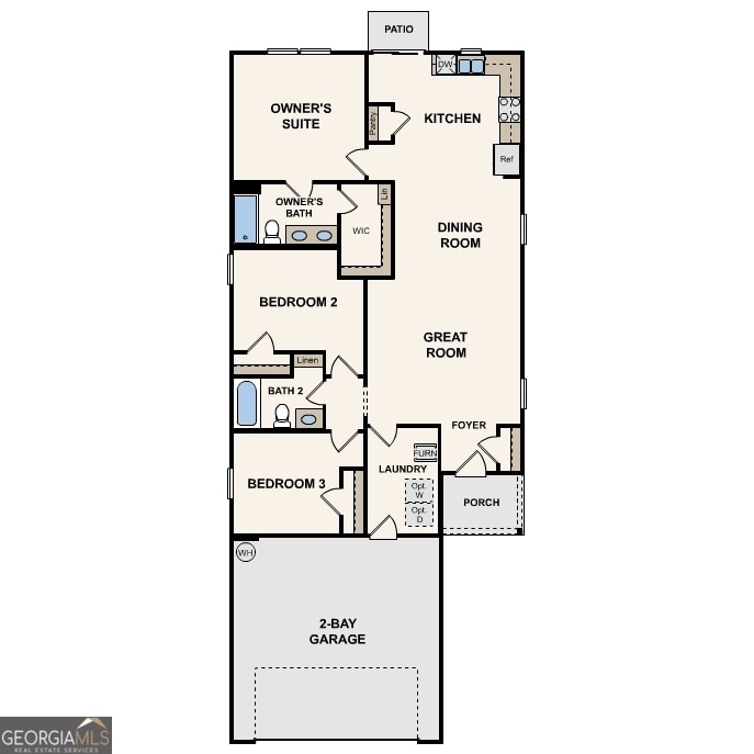 127 Pinehurst Ct, Dublin, GA 31021 - room layout