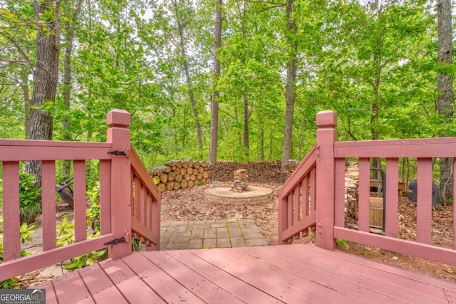 440 Treat Mountain Rd, Cedartown, GA 30125 - view of deck