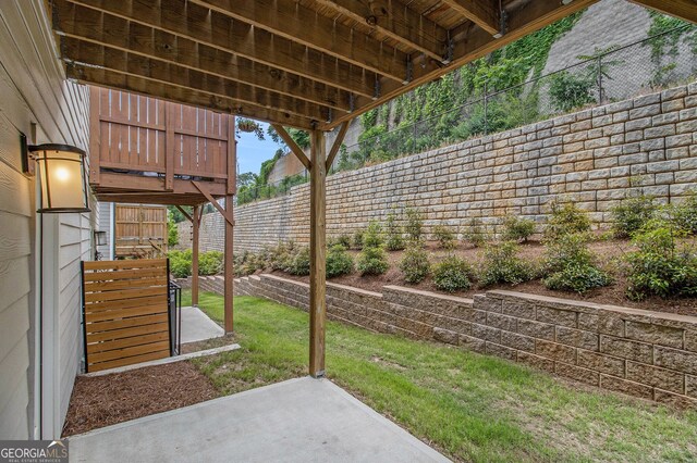 387 Skylar Way SE, Atlanta, GA 30315 - view of yard with a patio