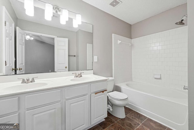 9165 Nesbit Ferry Rd # 9, Alpharetta, GA 30022 - bathroom with double vanity and shower / bath combination