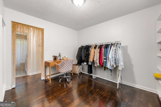 3770 Ponderosa Ln, Powder Springs, GA 30127 - spacious closet with wood finished floors
