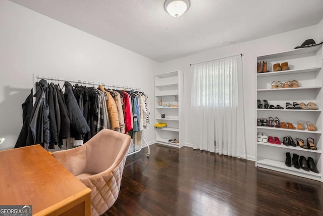 3770 Ponderosa Ln, Powder Springs, GA 30127 - spacious closet featuring wood finished floors