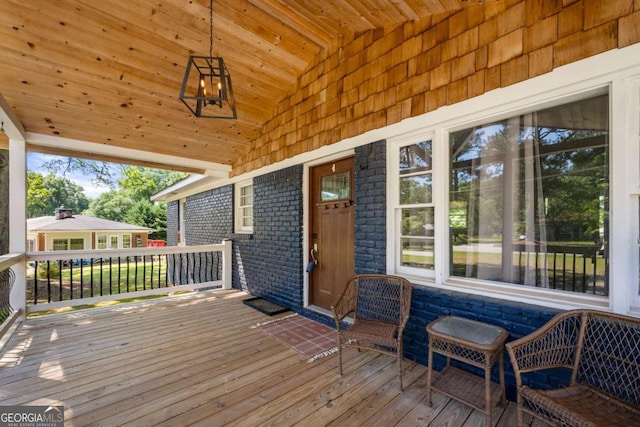 3770 Ponderosa Ln, Powder Springs, GA 30127 - view of wooden deck