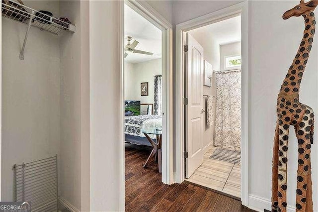 163 Thompson Ln, Jasper, GA 30143 - bathroom with wood finished floors