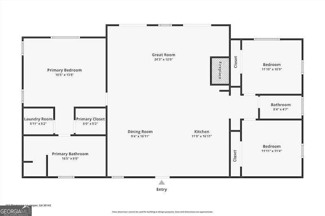 163 Thompson Ln, Jasper, GA 30143 - property floor plan