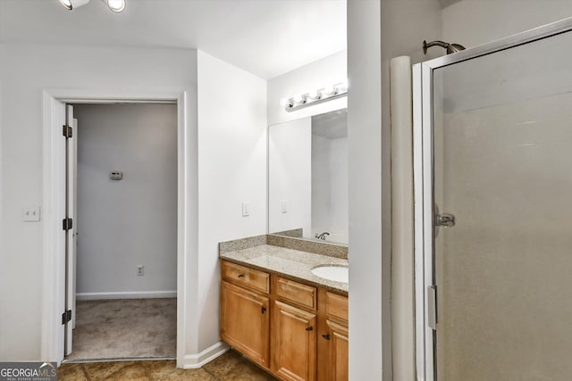 547 SE Tufton Trl SE, Atlanta, GA 30354 - bathroom featuring vanity and a shower