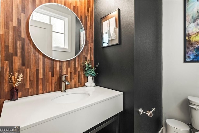 4462 Dandelion Ln, Atlanta, GA 30342 - bathroom with toilet and vanity