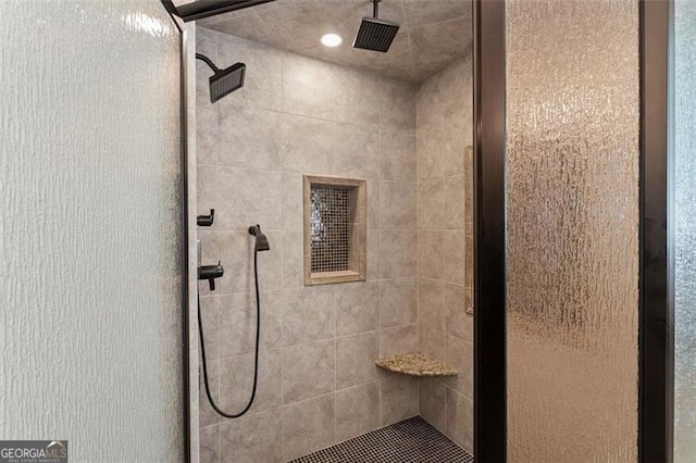 5816 Chamblee Dunwoody, Atlanta, GA 30338 - bathroom featuring a shower stall