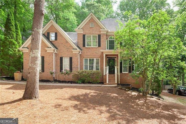 5065 Hickory Hills Dr, Woodstock, GA 30188 - view of front of property with brick siding
