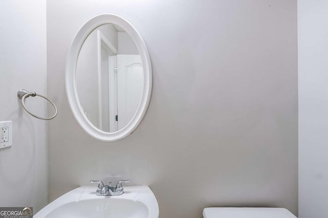 1436 Arbor Place Dr, Morrow, GA 30260 - half bathroom with a sink and toilet