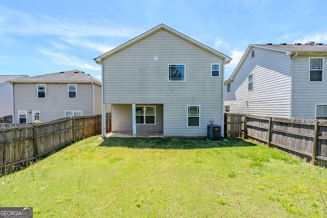 1436 Arbor Place Dr, Morrow, GA 30260 - rear view of property with a patio and central AC