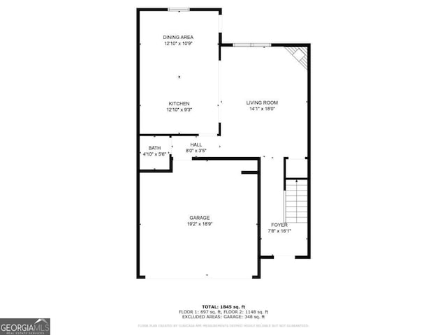 1436 Arbor Place Dr, Morrow, GA 30260 - home floor plan