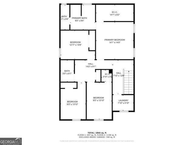 1436 Arbor Place Dr, Morrow, GA 30260 - room layout