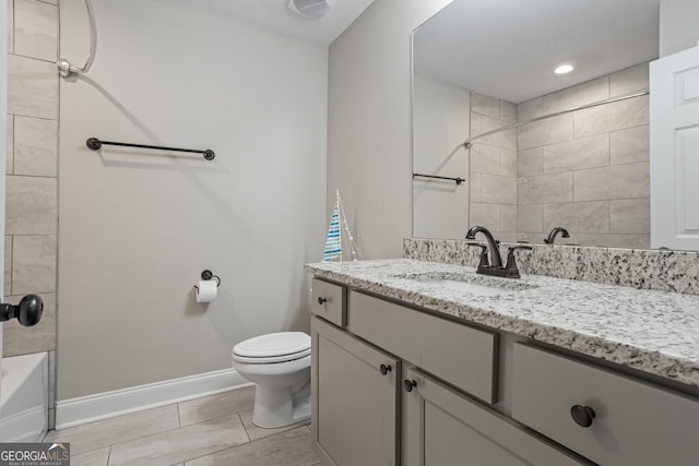 121 Bob Cat Trl, Mansfield, GA 30055 - full bath featuring vanity and washtub / shower combination
