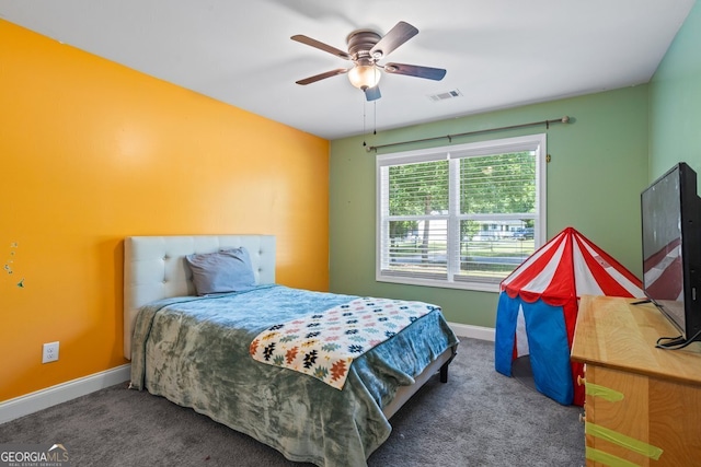 121 Bob Cat Trl, Mansfield, GA 30055 - bedroom featuring carpet floors and ceiling fan