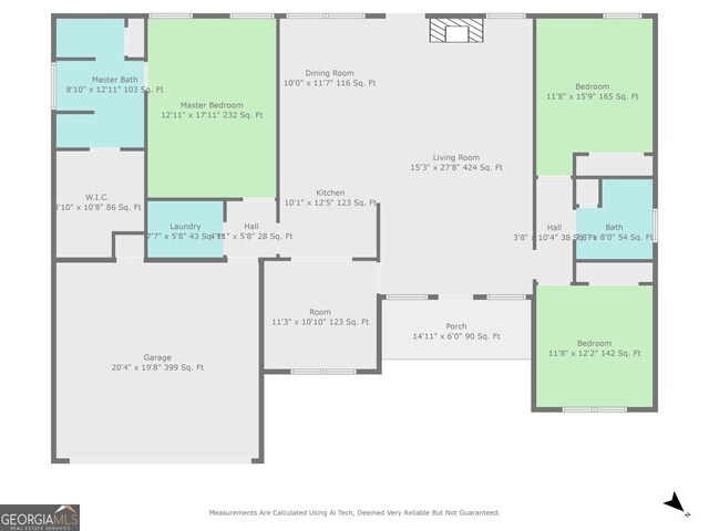 121 Bob Cat Trl, Mansfield, GA 30055 - property floor plan