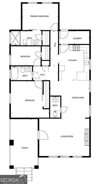 994 Byron Dr SW, Atlanta, GA 30310 - floor plan / room layout