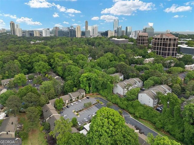 bird's eye view of a view of skyline