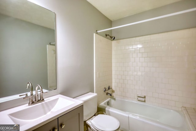 3311 Creek Hollow Dr, Marietta, GA 30062 - full bathroom featuring shower / bath combination and vanity