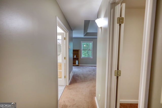 3311 Creek Hollow Dr, Marietta, GA 30062 - hall with light colored carpet and baseboards