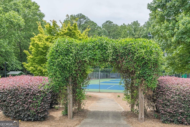 4314 Arbor Bridge Ct, Marietta, GA 30066 - view of tennis court