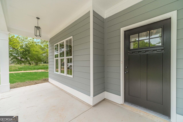 1482 Alcovy Station Rd, Covington, GA 30014 - view of exterior entry featuring a porch