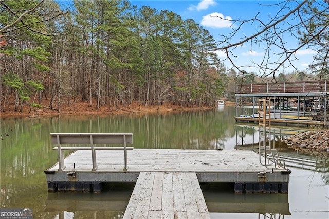 3740 Duckcove Way, Cumming, GA 30041 - dock with a water view