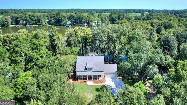 317 Mill Branch Rd, Warwick, GA 31796 - view of property location with a forest and a large body of water