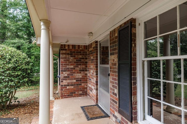 view of patio / terrace featuring covered porch