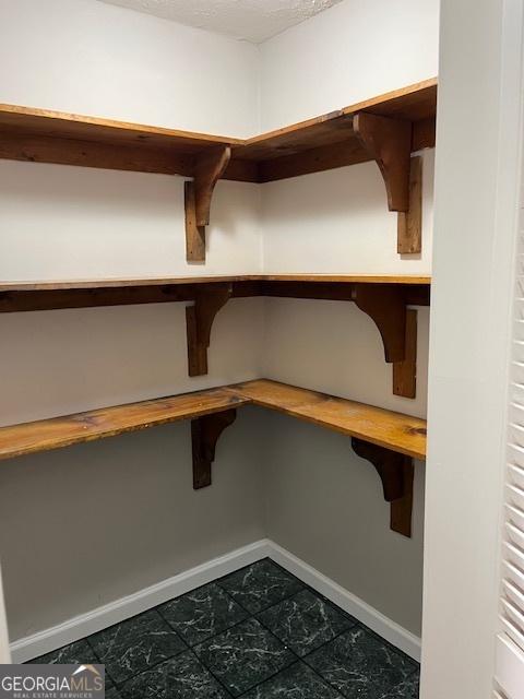 view of storage area