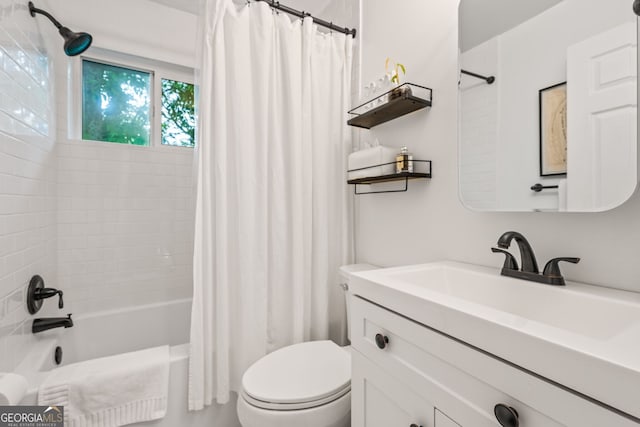 120 Biscayne Dr NW Unit C13, Atlanta, GA 30309 - full bath featuring toilet, shower / tub combo, and vanity
