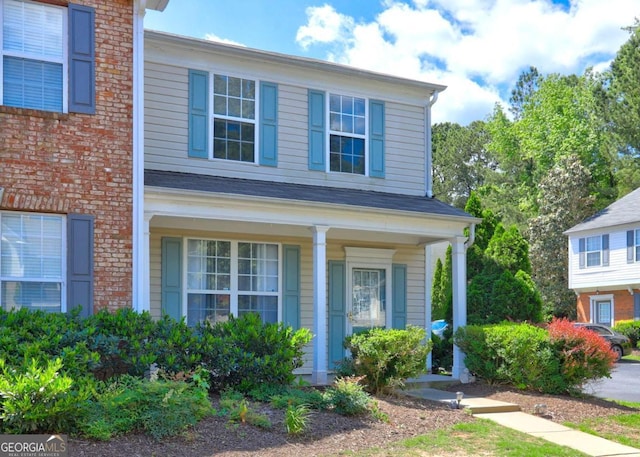 10900 Wittenridge Dr Unit L6, Alpharetta, GA 30022 - view of front of home with covered porch