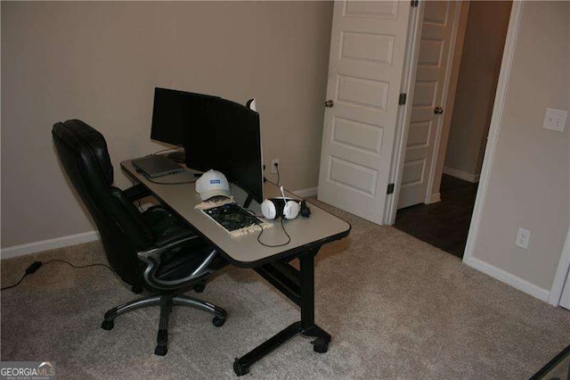 131 Queens Cemetery Rd, Good Hope, GA 30641 - office with carpet floors and baseboards