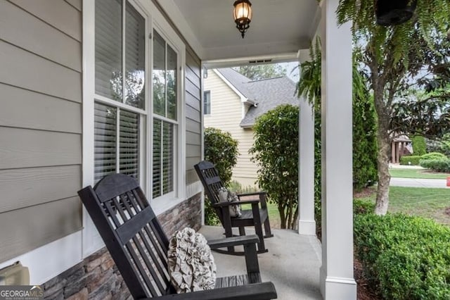 143 Treadstone Ln, Dallas, GA 30132 - view of covered porch