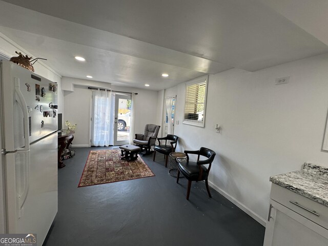 2059 Clearwater Dr SE, Marietta, GA 30067 - sitting room featuring baseboards and recessed lighting
